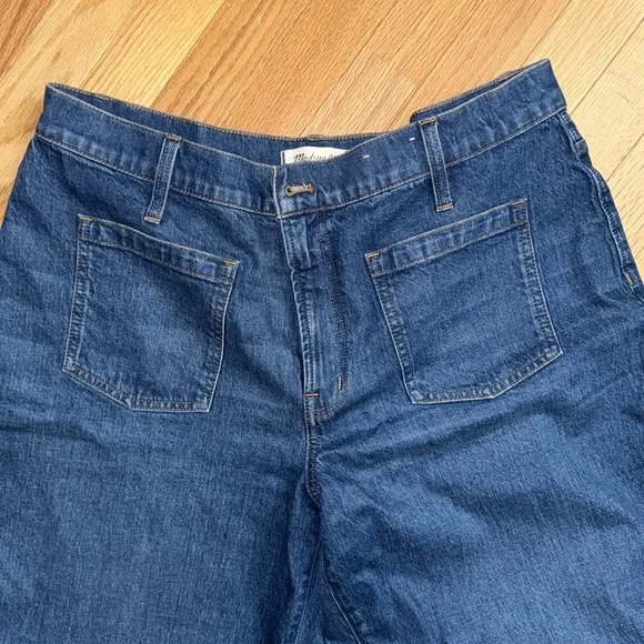 Madewell Women's Blue Flare & Wide Leg Jeans - Picture 3 of 16